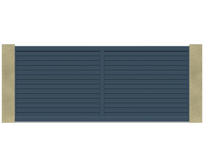 Portail Coulissant Brise Vue Aluminium