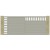 Portail coulissant Alu mixte soubassement lame verticale 1/3 meneau central