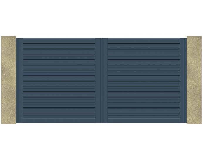 Portail Battant Brise Vue Aluminum