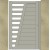 Portillon Alu W ajouré ral 9006 gris aluminium