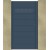  	Portillon de jardin design en alu lame large horizontale 220 perforée modèle HOLE