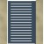 Portillon Aluminium lame 85 Ajouré