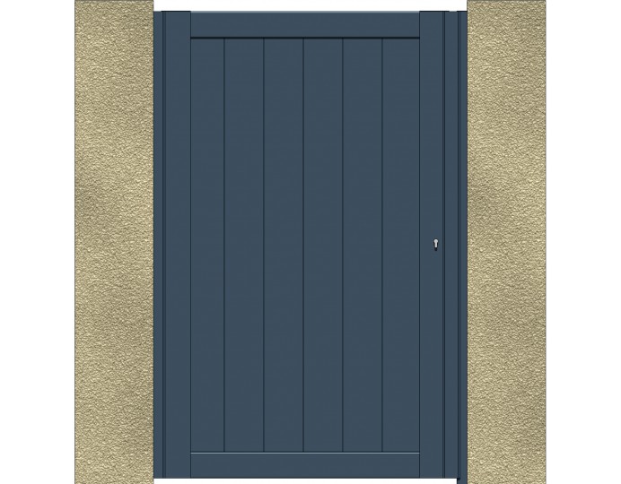 Portillon Alu plein lame 150 horizontale