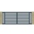 Portail Coulissant Gamme Open RAL 5003