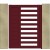Portillon en Alu gamme open rouge 3004