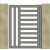 Portillon en Alu gamme open gris 2100