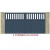 Portail battant Alu mixte soubassement lame verticale 1/3 