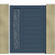 Petite porte de jardin design gris anthracite