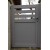 portillon contremporain alu 1 tiers ajouré barreaudage horizontal gris ral 9007 
