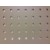 détail sur les perforations rondes du portail de maison lame 220 HOLE