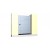 photo portillon de jardin moderne en aluminium lame 220 OFFSET
