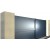 Portail battant plein en aluminium  lame 150 horizontale avec traverse intermédiaire renforcée pour automatisme Nice HOPP KIT