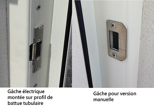 gâche électrique ou manuelle sur mon portillon aluminium? gâche électrique sur portillon alu