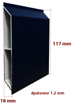 lame brise vue aluminium lame Z aluminium