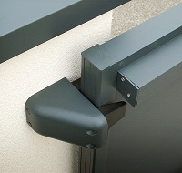 Mâchoire de réception Portail Aluminium Coulissant Mâchoire pour réception portail alu coulissant
