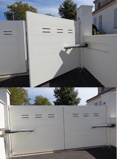 motorisation à vérin marque NICE