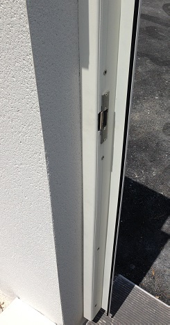 Profil de battue tubulaire porte gâche Profil pour portillon alu