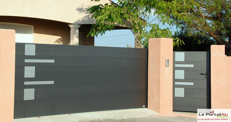 installation portail coulissant gamme décorative à lamillarié dans le 81