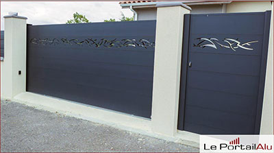 installation portail coulissant de luxe