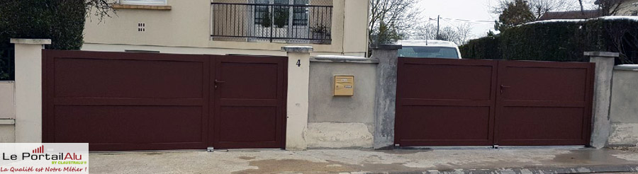 photo de portail fabriqué dans l'Aube