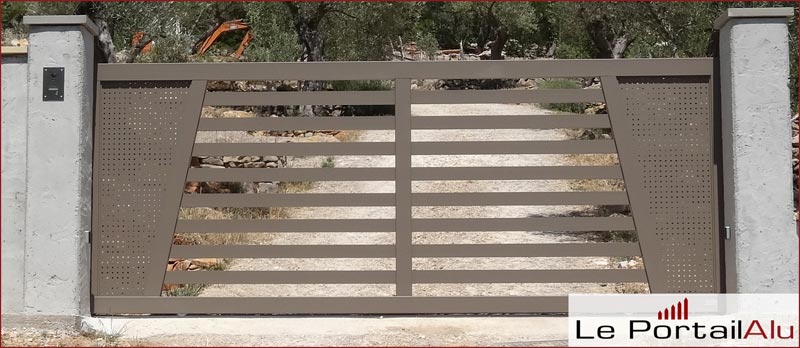 portail de maison exterieur aluminium