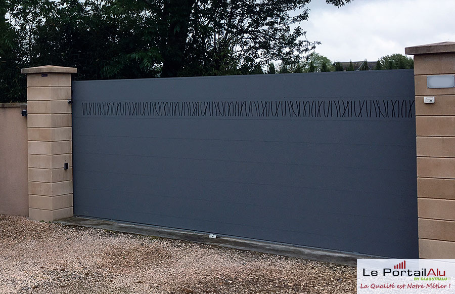 Portail haut de gamme en aluminium premium