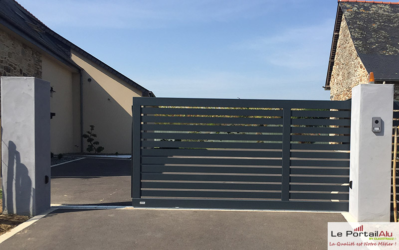 portail lame 85 installation dans le 35