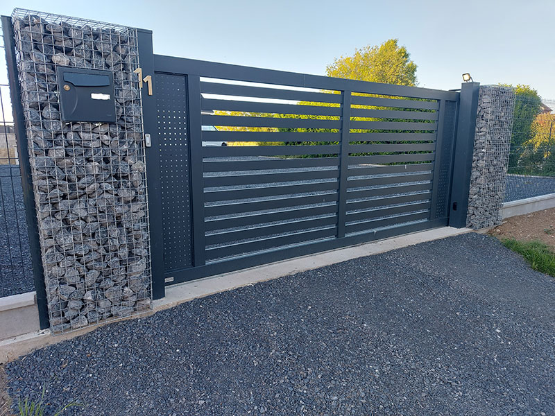 installation d'un portail dans la somme