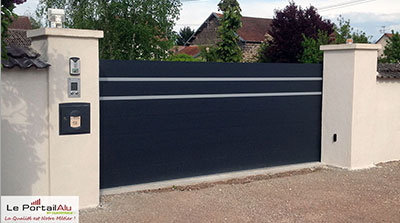 portail de clôture design