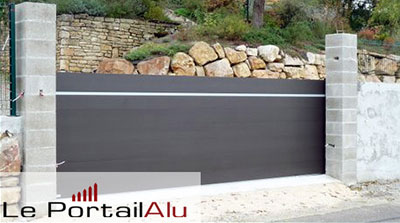 portail déco inox en alu
