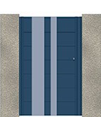 PORTILLON LAME 220 DÉCO-LINE - FACE EXTERIEURE