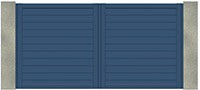 Portail Battant Remplissage Horizontal
