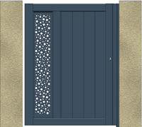 Portillon Modèle Déco Bulles Lames 150 verticales